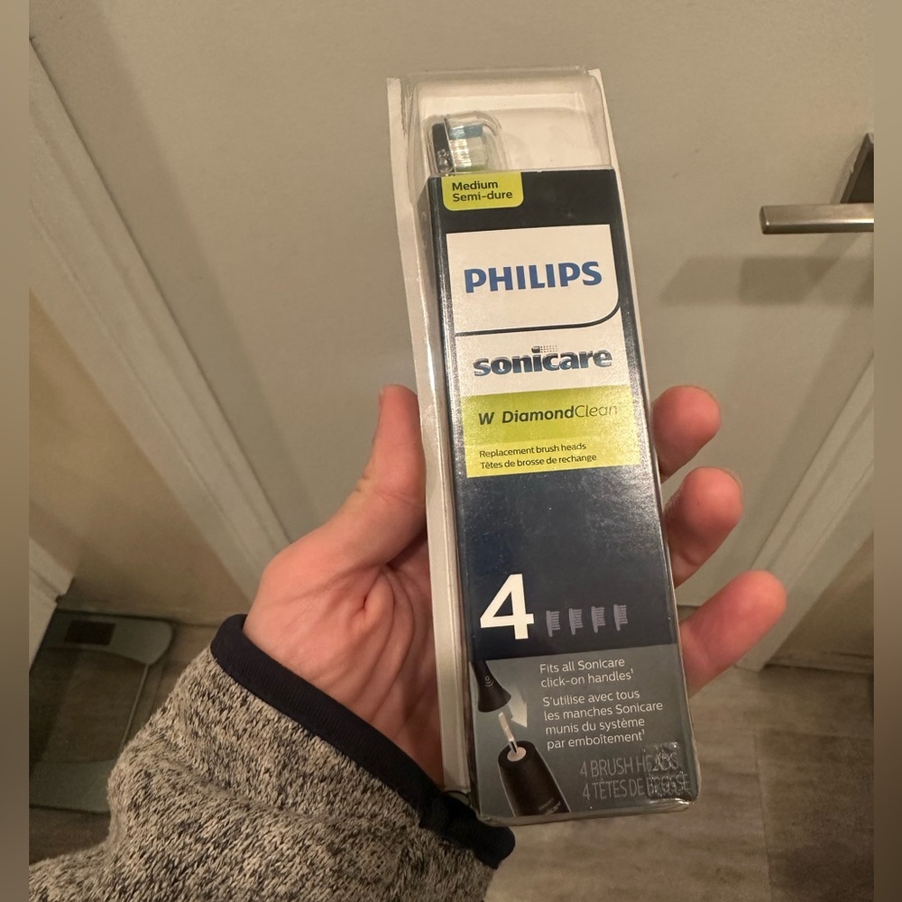 Philips Sonicare W DiamondClean Brush Heads - Blue and White